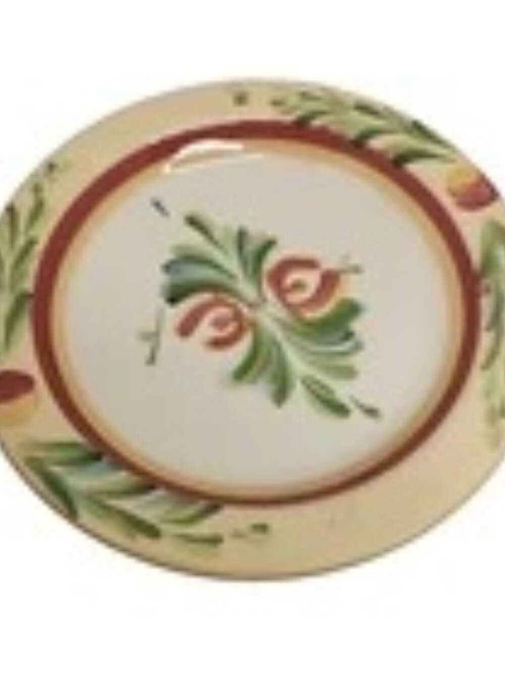 Gail Pittman Siena Garland Ceramic Bread Butter Plate 6 7/8"
